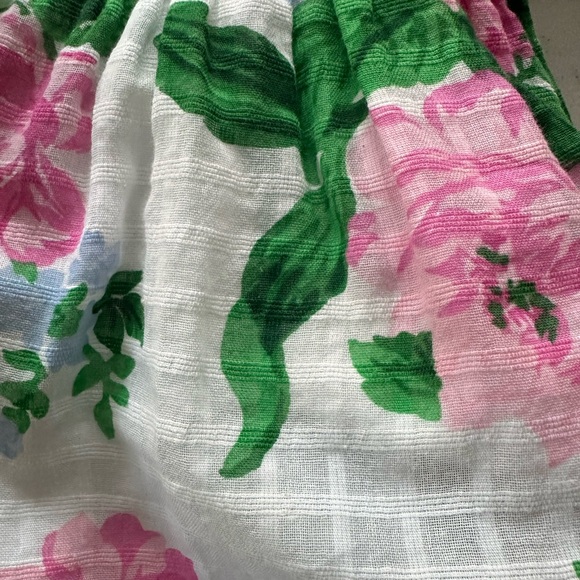 FLORAL BUBBLE SLEEVE PEPLUM TOP NWT 12-18 months Janie and Jack - Picture 4 of 6